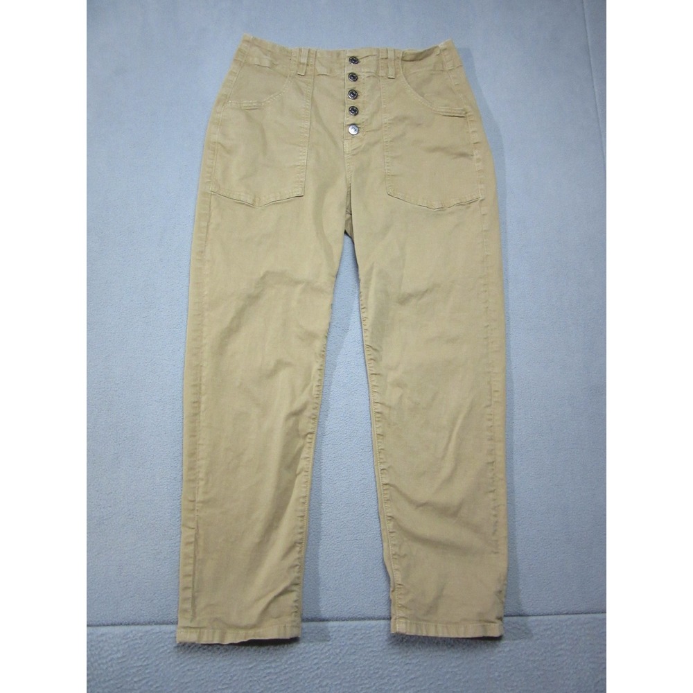 Veronica Beard Jeans Womens 29 Brown Pants 5 Button Fly Pockets Made in USA